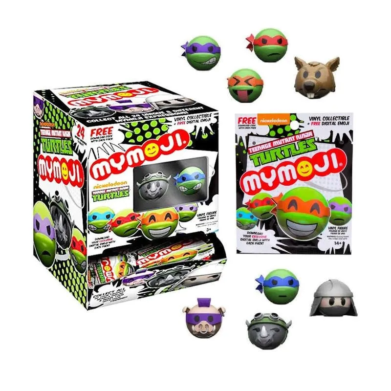 Teenage Mutant Ninja Turtles Mymoji Vinyl Figure: (1 Blind Pack)
